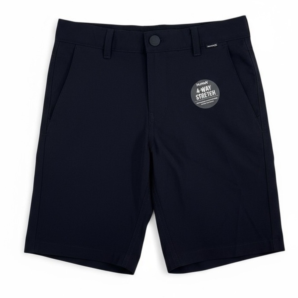 Hurley Kids Phantom 4 Way Stretch Shorts Navy Blue Size 10 Quick‎ Dry Recycled